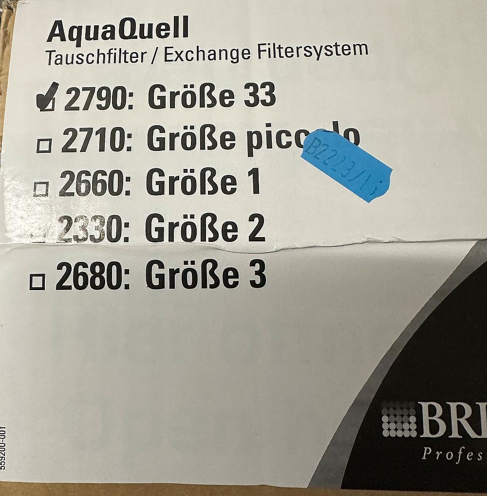 BRITA Aqua Quell 33 Tauschfilter