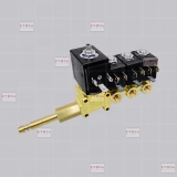 Baugruppe 4 Magnetv.2+2+2+3Wege-24V+Rohr-Edelstahleinsatz